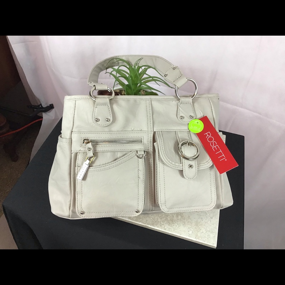 Rosetti Light Gray/Taupe Shoulder Bag